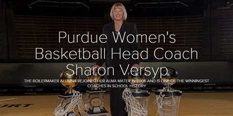 Purdue Womens Basketball Head Coach Sharon Versyp