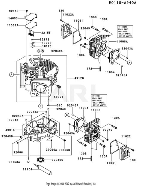 Kawasaki Small Engine Parts Manual