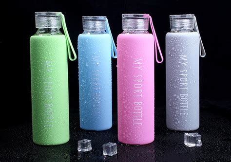 These can be used for more than just milk. Custom Glass Water Bottle with Silicone Sleeve Suppliers ...