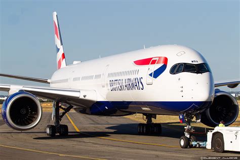 British airways has 18 airbus a350 aircraft on order. British Airways Airbus A350-1041 cn 326 F-WZFH // G-XWBA ...
