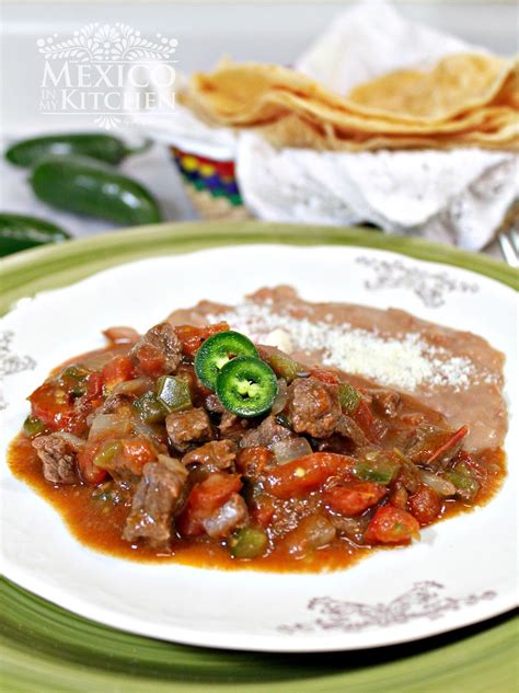 A Beef Stew To Serve With Flour Tortillas Traditional