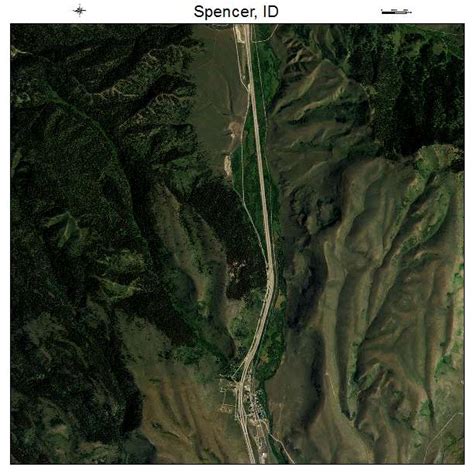 Aerial Photography Map Of Spencer Id Idaho