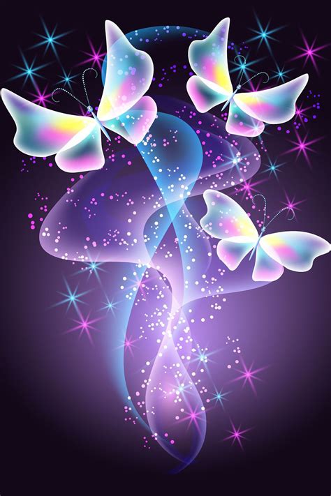 Neon Butterfly Wallpapers