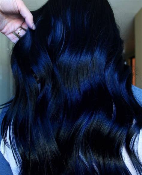47 Deep Dark Blue Hair Color Amazing Ideas