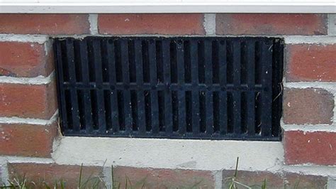 Crawl Space Ventilation System Vents Open Or Closed Or Vent Covers