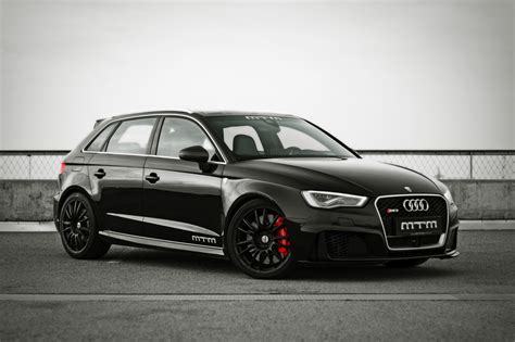 Wallpaper Audi Rs3 Mtm Side View Black Hd Widescreen High