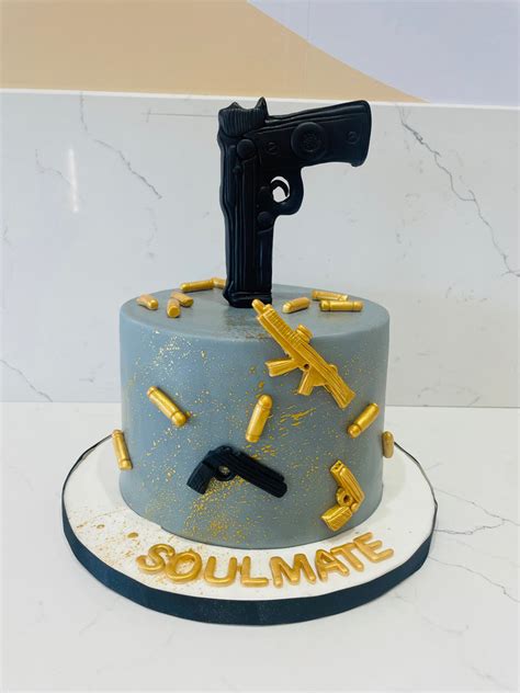 Gun Fondant Cake Rashmis Bakery