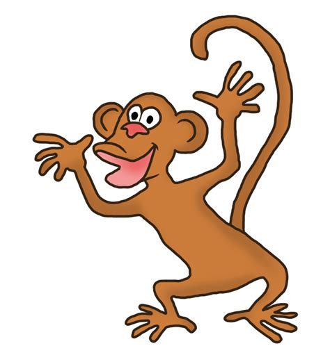 Funny Monkey Drawings Monkey Clip Art