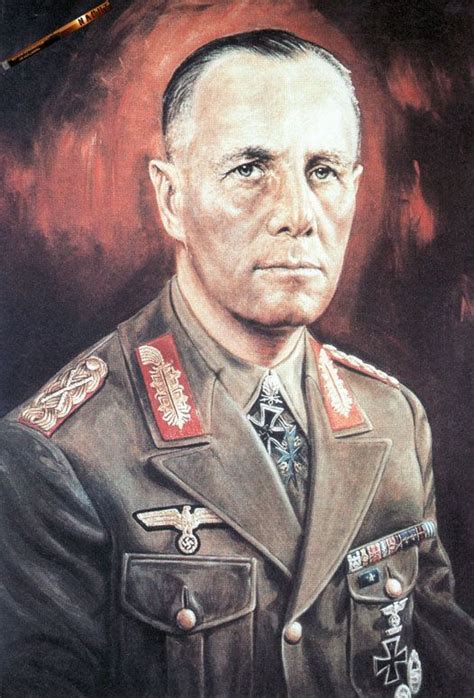 Erwin Rommel Painting Erwin Rommel Military Drawings History War