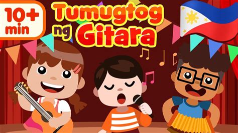 Tumugtog Ng Gitara Flexy Bear Original Awiting Pambata Compilation