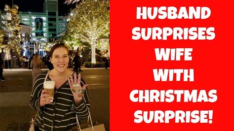 husband surprises wife with christmas surprise youtube