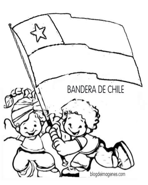 Dibujo Para Colorear Copihue Y Símbolos De Chile Blog De Imágenes