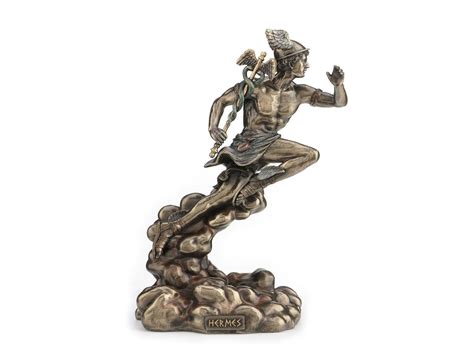 Hermes Bronze Statuehermes Bronze Sculpturegreek Gods Etsy In 2020