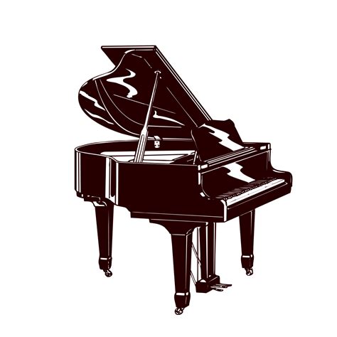 Piano Musical Instrument Silhouette Piano Png Download 12801280