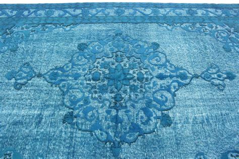 Auf lager, versandbereit am freitag 28 mai 2021. Vintage Teppich Blau Türkis in 310x210 (1011-3104 ...