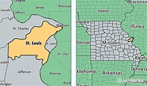 Saint Louis County, Missouri / Map of Saint Louis County, MO / Where is ...