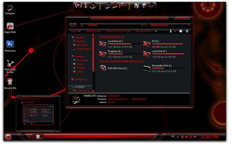 Alienware Red Theme For Win10 Skin Pack Theme For Windows 10 Images