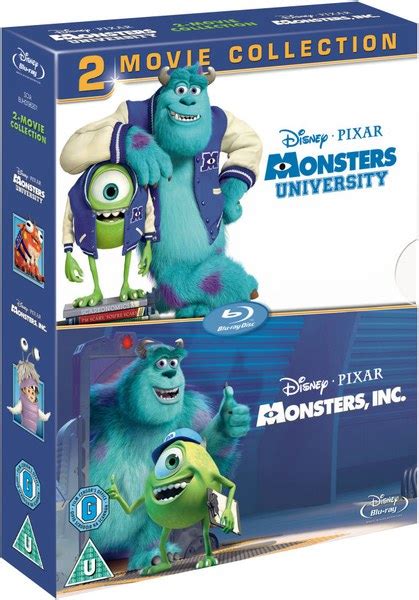 Monsters Inc Monsters University Blu Ray Zavvi