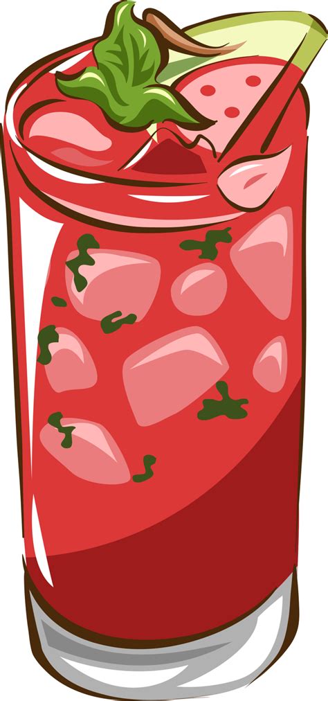 Watermeloen Mojito Mocktail PNG Grafisch Clip Art Ontwerp PNG