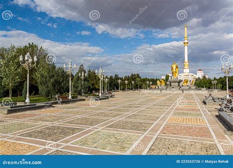Independence Monument In Ashgabat Turkmenist Editorial Photo Image