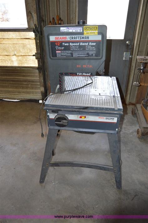 Craftsman 113.248320 band saw in Liberty, MO | Item Z9025 sold | Purple