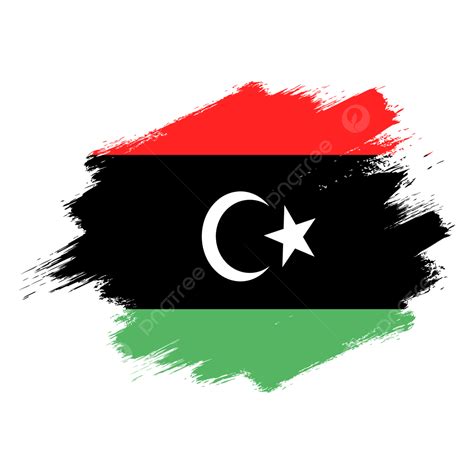 Libya Vector Flag Flag Vector Flag Grunge Flag Png And Vector With