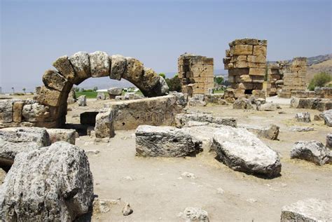 Rovine Di Avdat Città Antica Fondata Ed Abitata In Da Nabataeans In
