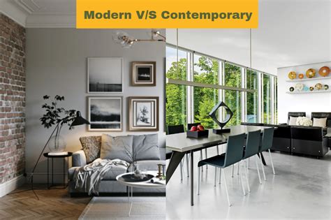 What Is The Difference Between Modern And Contemporary Design