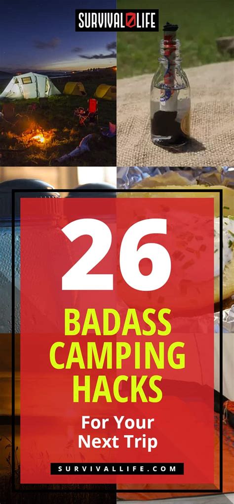 26 Badass Camping Hacks For Your Next Trip | Survival Life