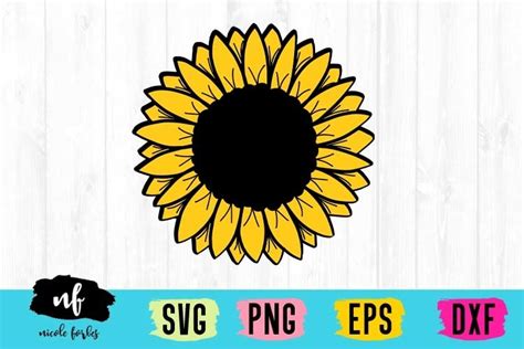 Sunflower Svg Cut File 530801