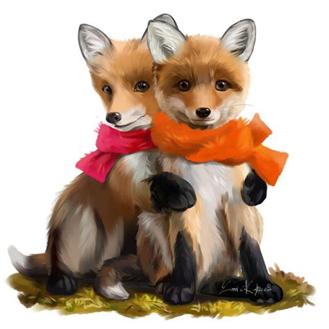 Foxes By Kajenna On Deviantart