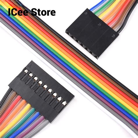 10pcs 2 54mm wire dupont line 40cm 50cm 2pin 3pin 4pin 5pin 6pin dupont wire connector jumper