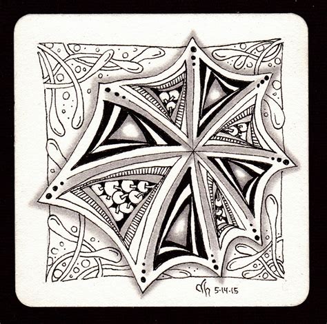 Exploring Art: All Zentangle® Pattern Practice.