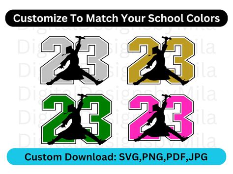 Custom Color Air Senior 2023 Svg Air Senior 2023 Air Grad Air Senior 23