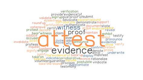 ATTEST: Synonyms and Related Words. What is Another Word for ATTEST ...