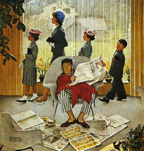 Vida Norman Rockwell Prints Norman Rockwell Paintings Easter Morning