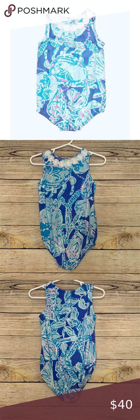 Lilly Pulitzer Infant May Bodysuit Size 6 12 M This Is In Great