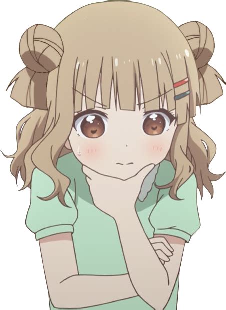 Thinking Anime Girl Anime Thinking Face Png 451x619 Png Clipart