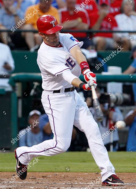 Michael Young Texas Rangers Designated Hitter Editorial Stock Photo