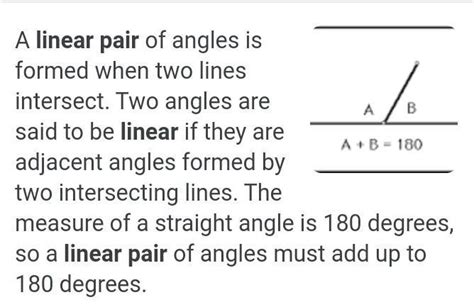 1 Define Linear Pair With Diagram