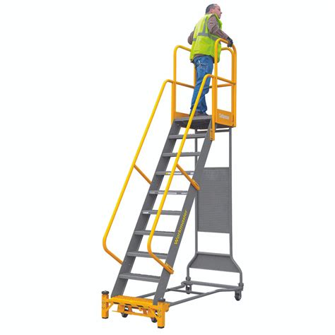 Cotterman Workmaster Super Duty Industrial Rolling Ladder Creative