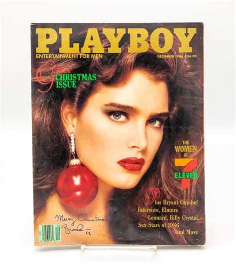 Brooke Shields Playboy Magazine December 1986 Brooklyn Woke Vintage