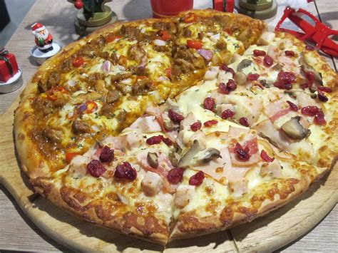 Pezzo Pizza Christmas Festive Flavors Carbonara Pizza And Flamethrower