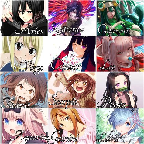 Pin By P On Character Zodiac Anime Zodiac Zodiac Signs Zodiac Free