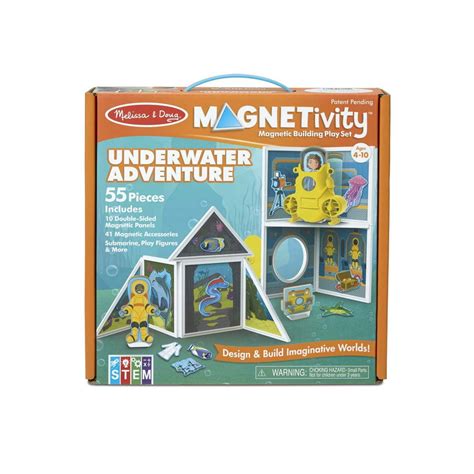 Melissa And Doug Magnetivity Magnetic Building Play Set Underwater