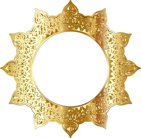 Gold Clipart Circle Round Gold Logo Png Transparent Png Kindpng Images