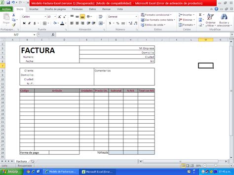 Plantillas De Factura Word Y Excel Gratis Y Profesional Sevdesk