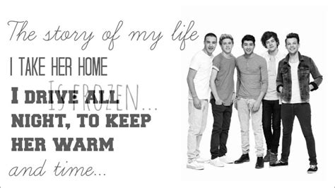 Portuguese translation of history by one direction. One Direction - Story Of My Life (Lyrics) - YouTube
