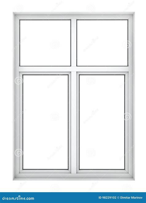 Plastic Window Frame Stock Photo Image Of House Casement 98229102