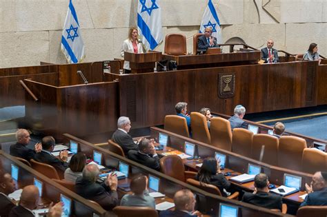 President Metsola Addresses The Israeli Parliament The Knesset The